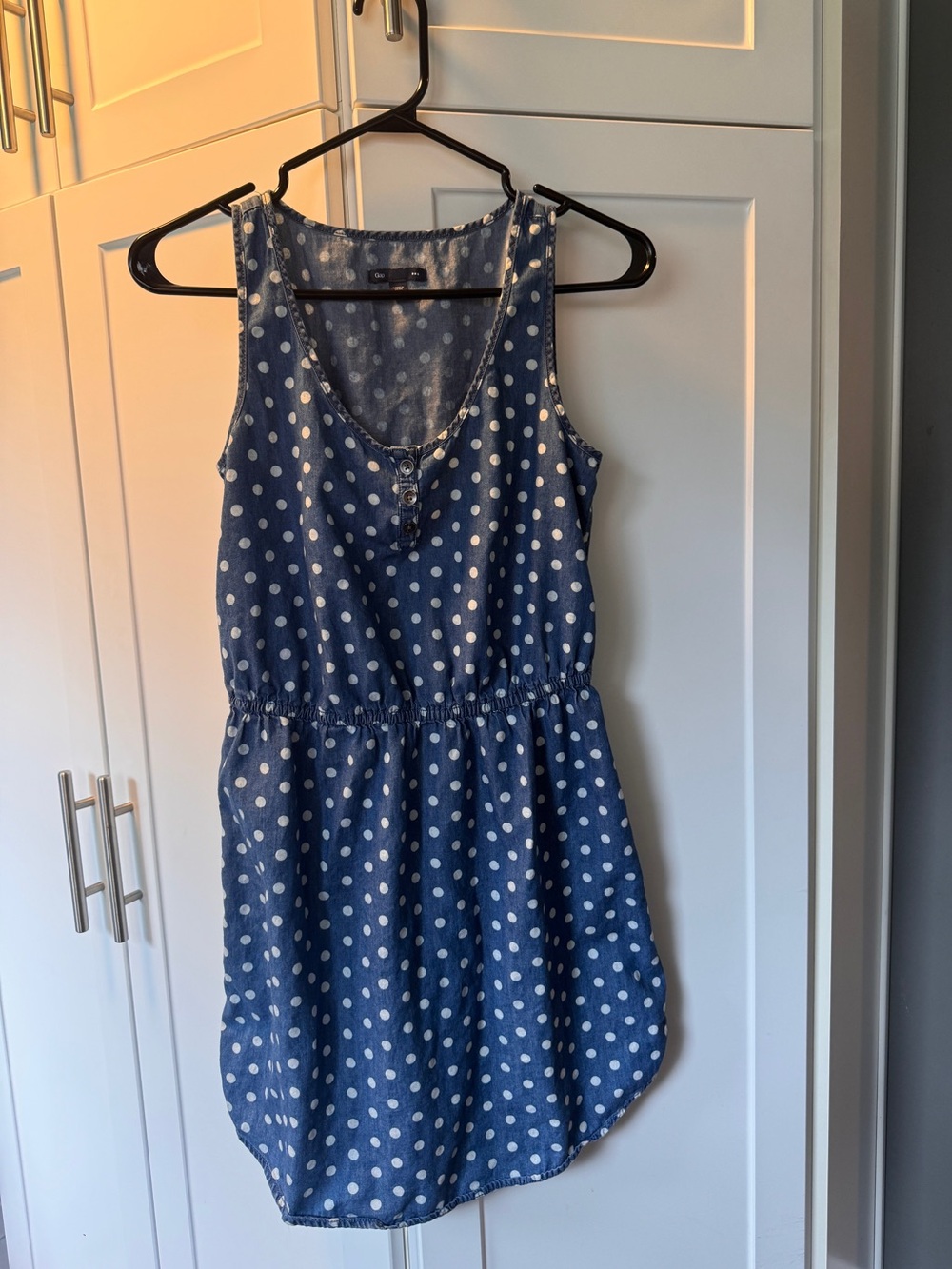 Gap Navy Blue Polka Dot Dress